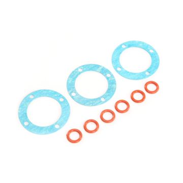 Losi Outdrive O-rings & Diff Gaskets (3): 5ive-T 2.0 (Z-LOS252097)