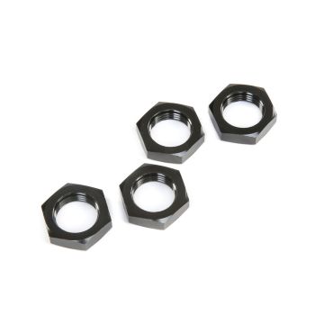 Losi Wheel Nuts, Black (4): 5ive-T 2.0 (Z-LOS252098)