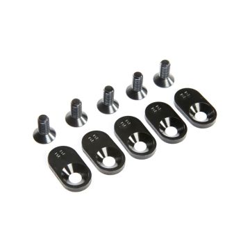 Losi EngineMntInsert&Screws, BLK, 22T(5): 5ive-T 2.0 (Z-LOS252107)