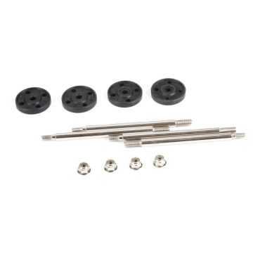 Losi Fr/Rr Shock Shaft & Piston Set: 1:5 4wd DB XL (Z-LOS253005)