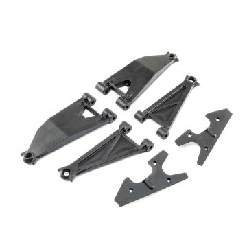 Losi Front Suspension ArmSet Upr/Lwr(L&R): SuperBajaRey (Z-LOS254037)