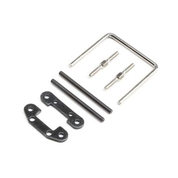 Losi Front Hinge Pin & Brace Set: SuperRockRey (Z-LOS254058)