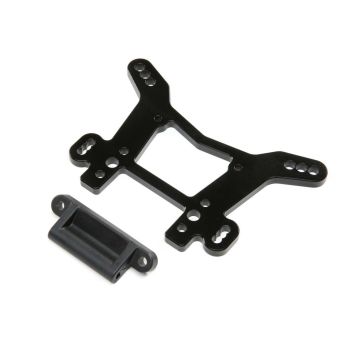Losi Shock Tower, Rear, Black, AL: DBXL-E 2.0 (Z-LOS254064)