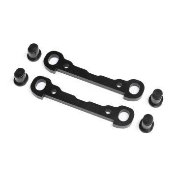 Losi Front Hinge Pin Braces, Black: DBXL 2.0 (Z-LOS254071)