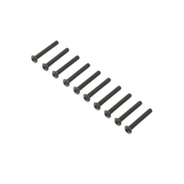Losi Button Head Screws, Stl, BO, M4 x 30mm (10) (Z-LOS255011)