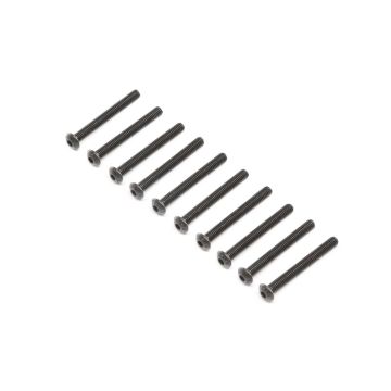 Losi Button Head Screws, Stl, BO, M4 x 35mm (10) (Z-LOS255012)