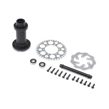 Losi Complete Rear Hub Assembly: Promoto-MX (Z-LOS262014)