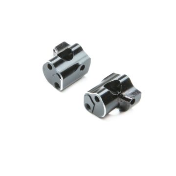 Losi Caster Block, 0 Degree, L/R, Aluminum: Mini-T 2.0 (Z-LOS311003)