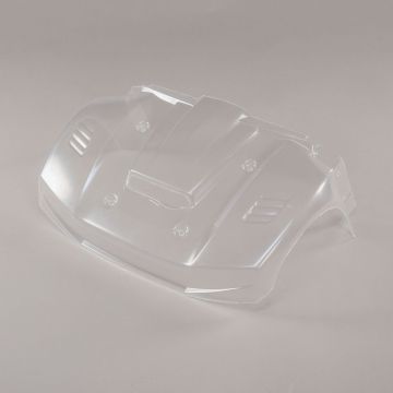 Losi Front Hood section, Clear: 5ive-T 2.0 (Z-LOS350005)
