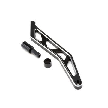 Losi Chassis Brace, Rear, Black, Aluminum MTXL (Z-LOS351005)