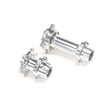 Losi Aluminum Hub Set, Machined, Silver : Promoto-MX (Z-LOS362005)