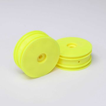 Losi Front Wheel, Yellow (2): Mini-B (Z-LOS41027)