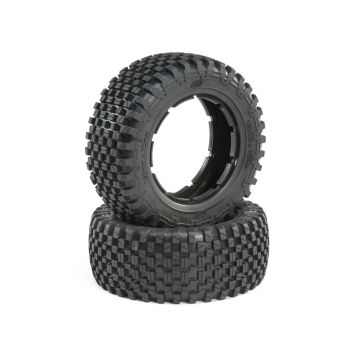 Losi Tire Set, Firm (2):  5ive-T 2.0 (Z-LOS45023)