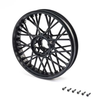 Losi Front Wheel Set, Black: Promoto-MX (Z-LOS46000)