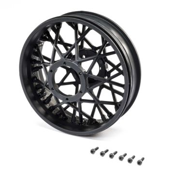 Losi Rear Wheel Set, Black: Promoto-MX (Z-LOS46001)