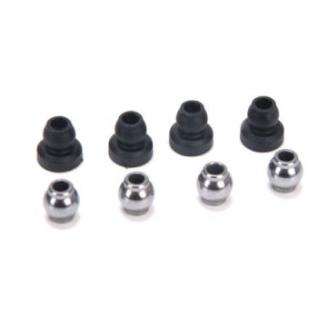 Losi Upper Shock Bushings&Lower Shock Pivot Ball(4):CCR (Z-LOSA5012)