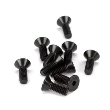 Losi 8-32 x 1/2 Flat Head Screws (10) (Z-LOSA6262)
