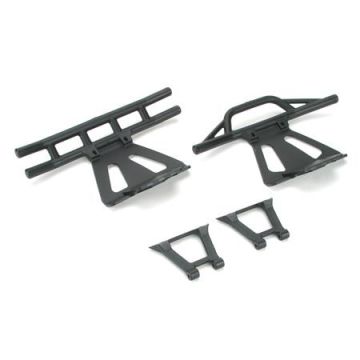Losi Front/Rear Bumpers & Braces: LST/2, XXL/2, 3XXXL-E (Z-LOSB2401)