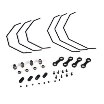 Losi Sway Bar Set & Hardware(3 ea.F&R):5IVE-T, MINI WRC (Z-LOSB2562)