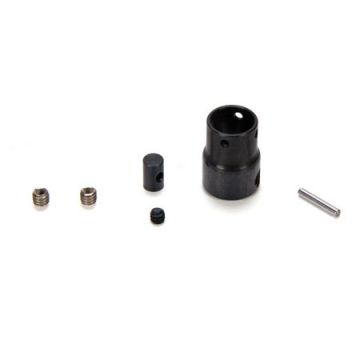 Losi Center Drive Shaft CV Yoke, Coupler, Hdwe: NCR (Z-LOSB3582)