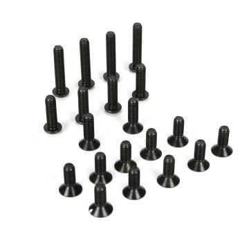 Losi 6mm BH & FH Screw Asst (20): 5IVE-T, MINI WRC (Z-LOSB6490)