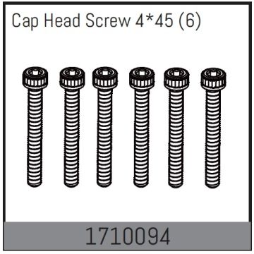 Absima Cap Head Screw 4*45 (6) (AB1710094)