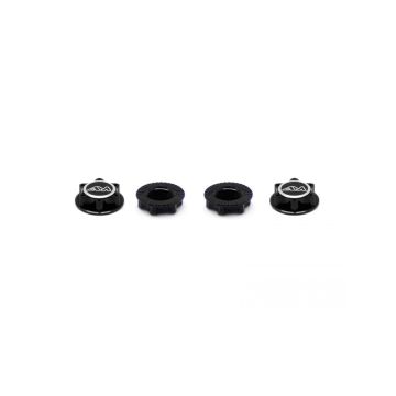 Arrowmax Alu 1/8 Wheel Nuts C/end/L/W Black (4) (AM030005B)