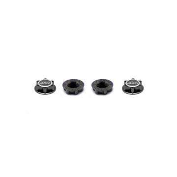 Arrowmax Alu 1/8 Wheel Nuts C/end/L/W Grey (4) (AM030005G)
