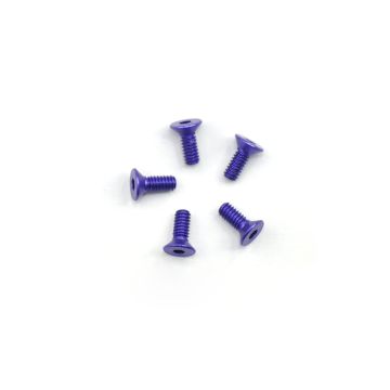 Arrowmax Alu Screw Allen Csk M2.2 x 6 Purple (5) (AM14CS2206P)