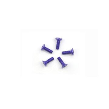Arrowmax Alu Screw Allen Csk M2.5 x 8 Purple (5) (AM14CS2508P)