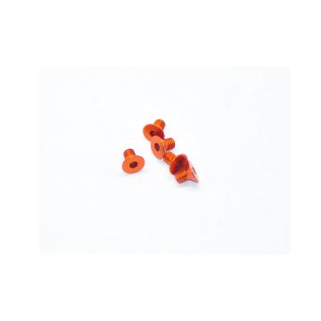 Arrowmax Alu Screw Allen Csk M3 x 5 Orange (5) (AM14CS3005O)