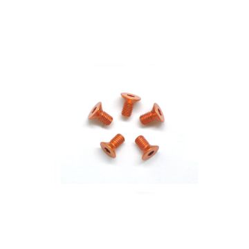 Arrowmax Alu Screw Allen Csk M3 x 6 Orange (5) (AM14CS3006O)