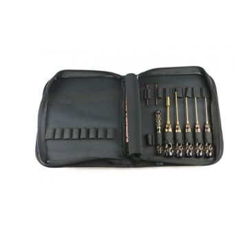 Arrowmax Toolset 1/10 Elec Trg+Bag Blk Golden (8pcs) (AM199440)