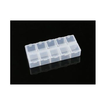 Arrowmax 10 Compartment Parts Box 132x58x20mm (AM199524)
