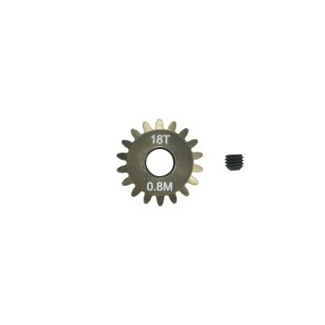 Arrowmax Pinion Gear 0.8mm (mod) - 18T (7075 Hard) (AM308018)