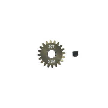 Arrowmax Pinion Gear 0.8mm (mod) - 20T (7075 Hard) (AM308020)