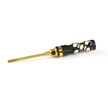 Arrowmax Flat Head Screwdriver 5.0 x 100mm Black Golden (AM430151BG)