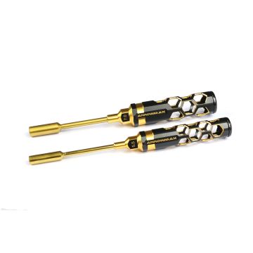 Arrowmax Nut Driver Set 5.5 & 7.0x100mm Black Golden (AM450992BG)