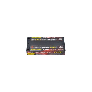 Arrowmax Lipo 4200mAh 2S Shorty 7.4V - 65/130C (AM700213)