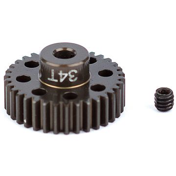 Associated Factory Team Alum. Pinion Gear 34T 48DP 1/8"Shaft (AS1352)