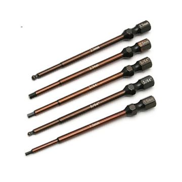 Team Associated Factory Team 5-Piece 1/4" Power Tool Tips Set (AS1674)
