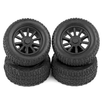 Team Associated SC28 Wheels & Tyres Mounted (F/R) (AS21426)