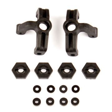 Team Associated Reflex 14B/14T Steering Blocks & Wheel Hexes (AS21508)