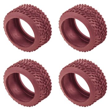 Team Associated Nano Sport Pin Tyres Red (4) (AS21606)
