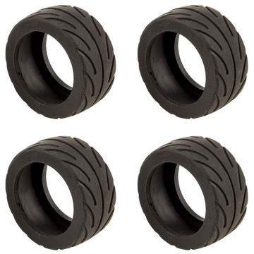 Team Associated Nano Sport Radial Tyres Black (4) (AS21608)