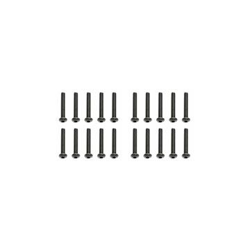 Team Associated M3 X 20 Button Head Hex Screws (10) (AS25188)