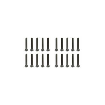 Team Associated M3 X 22 Button Head Hex Screws (10) (AS25189)
