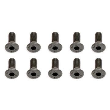 Team Associated M3 X 8 Flat Head Hex Screw (10) (AS25201)