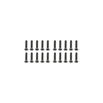 Team Associated M3 X 16mm Flat Head Hex Screws (10) (AS25204)