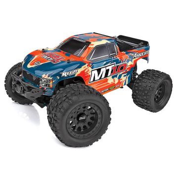 Team Associated Rival MT10 Painted Bodyshell Brushed O/Bl (AS25840)